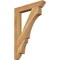 Ekena Millwork Balboa Slat Rough Sawn Bracket, Western Red Cedar, 4"W x 28"D x 40"H BKT04X28X40BOA06RWR - alternate 1